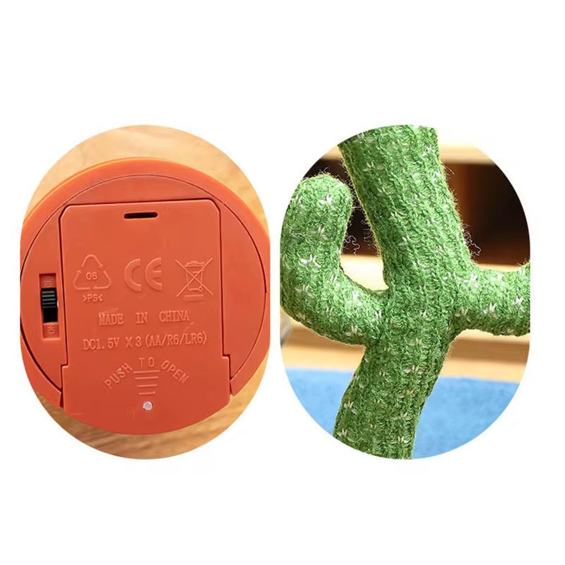 Ce jouet est le célèbre cactus dansant et parlant 🌵. C'est un objet interactif très populaire qui peut