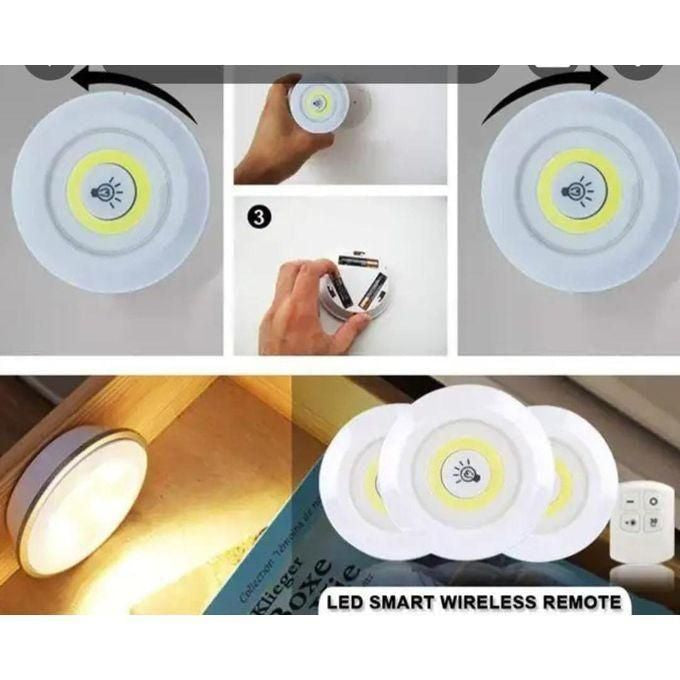 Découvrez ce lot de 3 lampes LED avec télécommande, la solution idéale pour éclairer