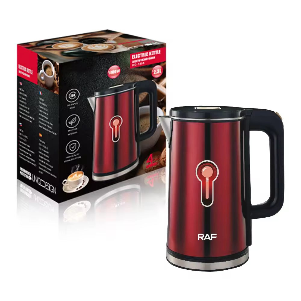 ☕ Bouilloire électrique RAF – 2,3L | Rapide, puissante et élégante