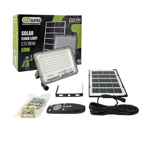 Découvrez le projecteur solaire GD Super 50W, une solution d’éclairage puissante, pour