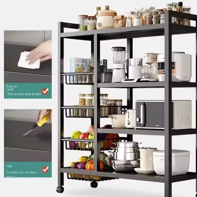 🏠 Étagère de rangement multifonction – Gain de place & organisation parfaite !