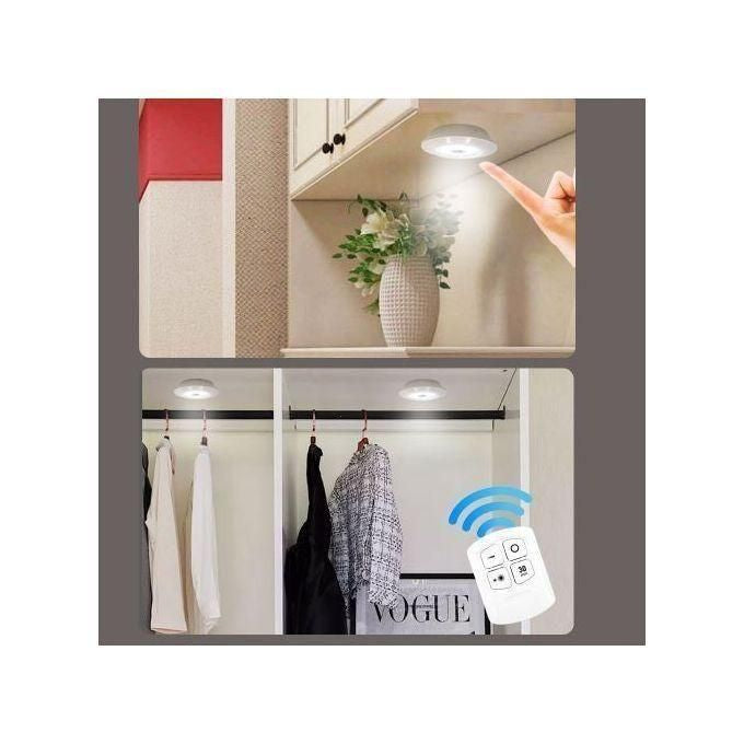 Découvrez ce lot de 3 lampes LED avec télécommande, la solution idéale pour éclairer