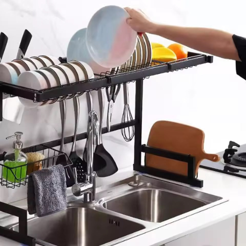 Égouttoir à vaisselle multifonction – Organisation parfaite de votre cuisine !