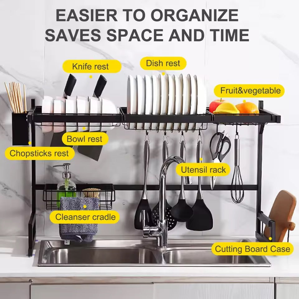Égouttoir à vaisselle multifonction – Organisation parfaite de votre cuisine !