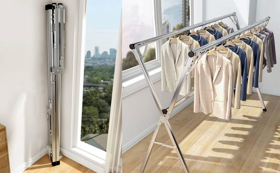 Debout X Type Pliable Rack Intérieur Extérieur